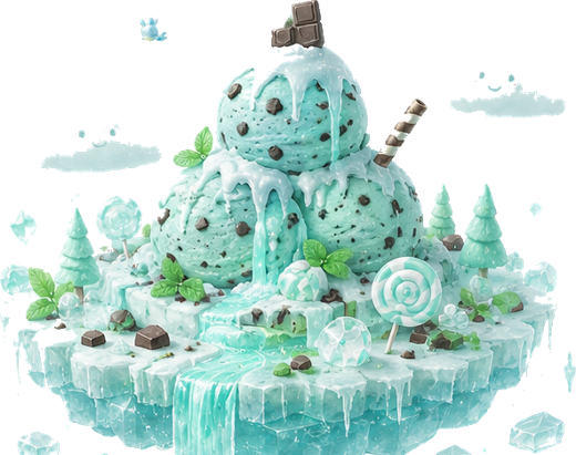 チョコミント山島